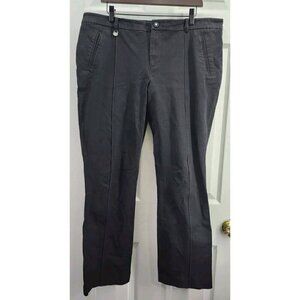 Lauren Ralph Lauren Pants Pinched Seam False Pockets Black Size 16